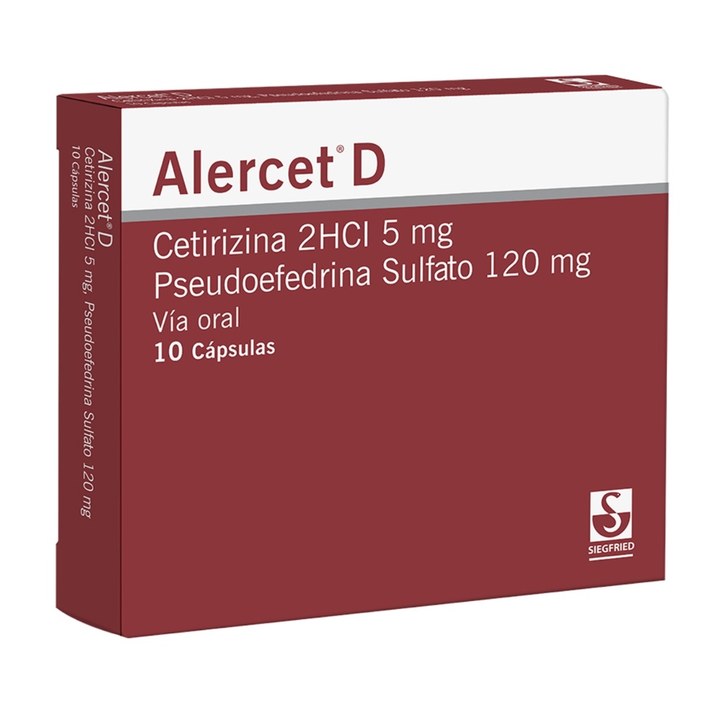 ALERCET D CAPX5MGX10