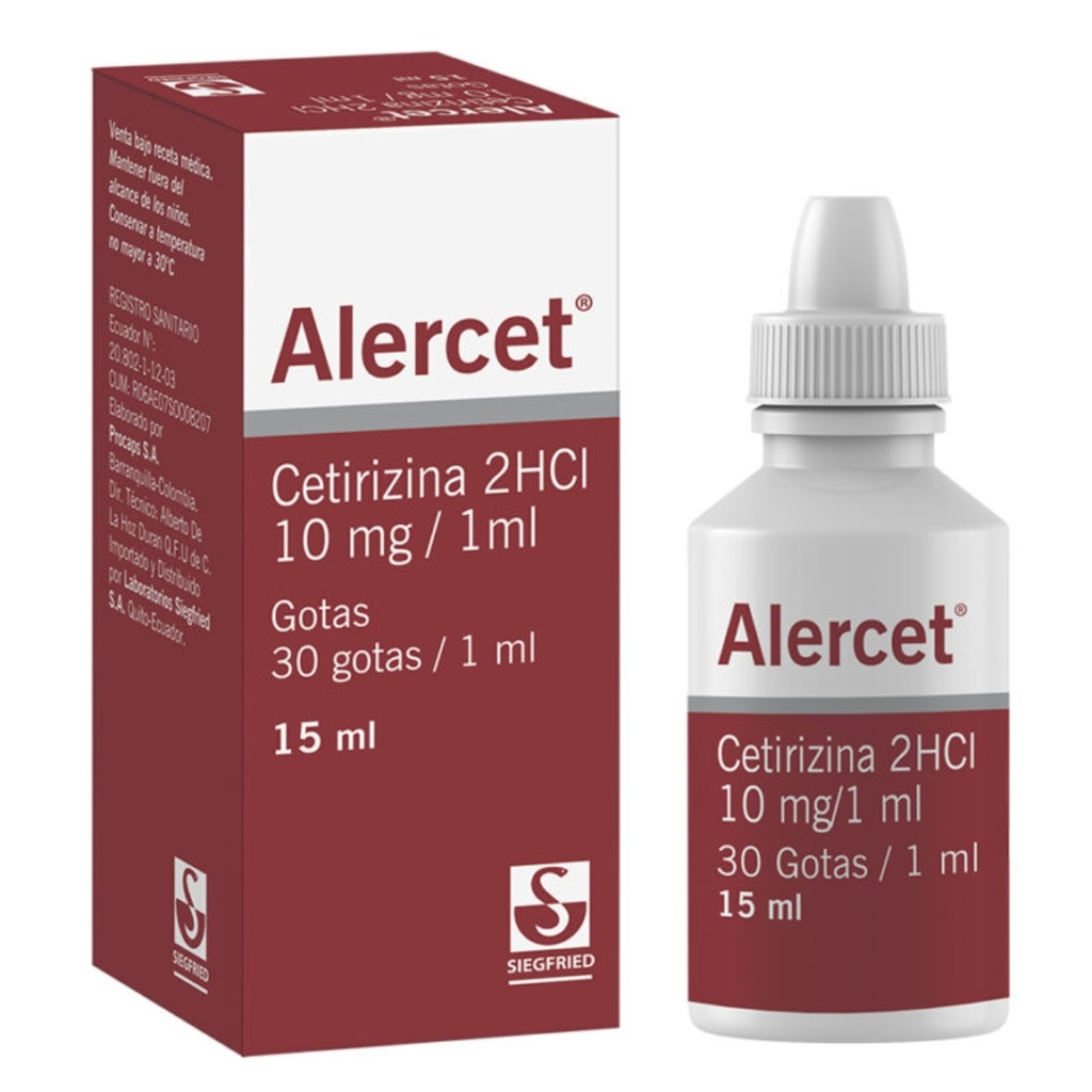 ALERCET GOTASX1%X15ML