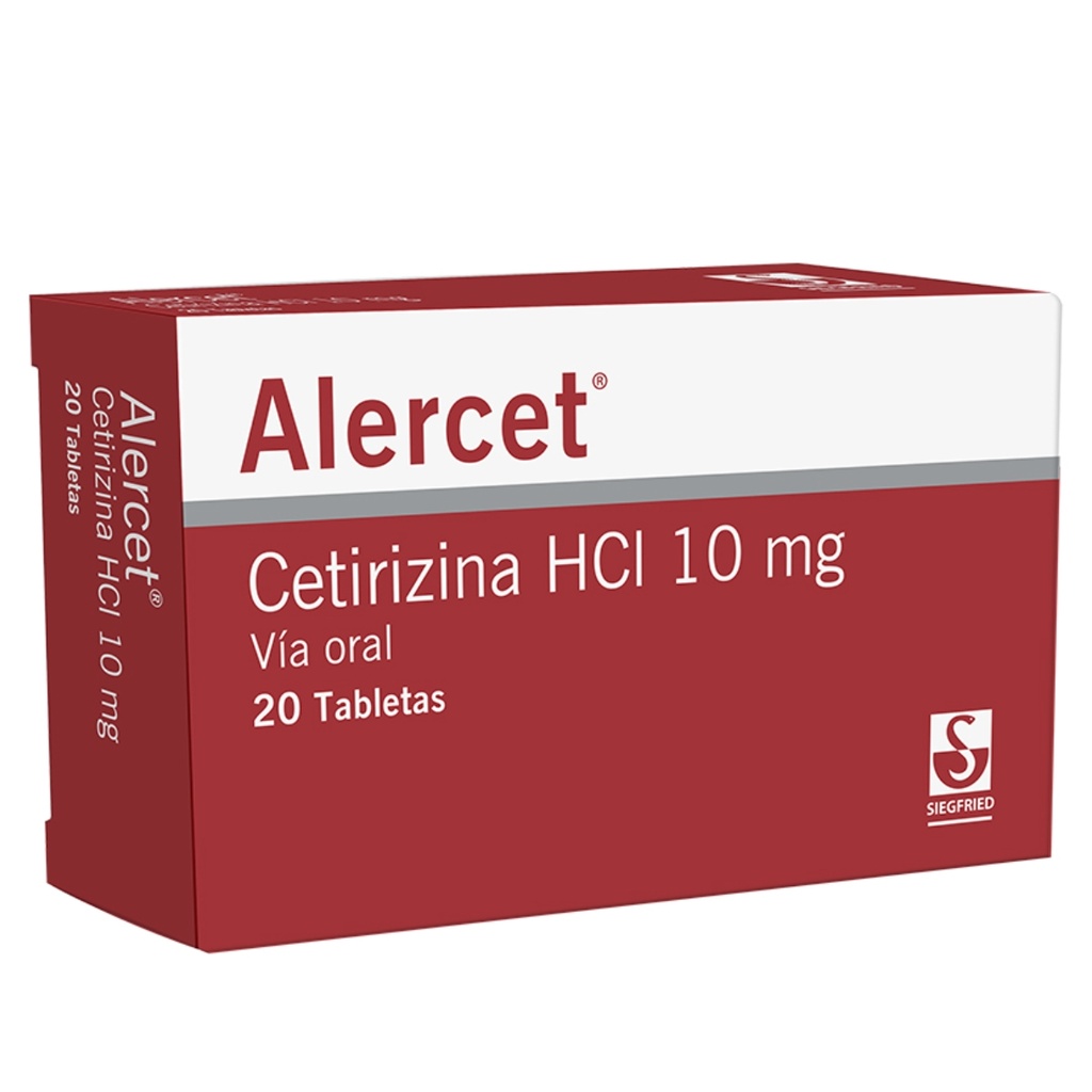 ALERCET TABX10MGX20