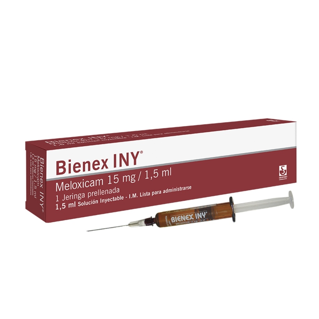 BIENEX INYX15MG JERINGA PRELLENADA