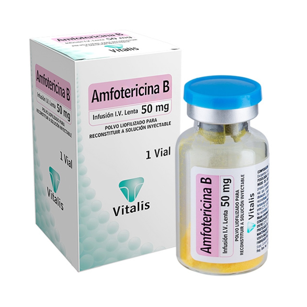 AMFOTERICINA B VITL POL SOL-INYX50MGX1