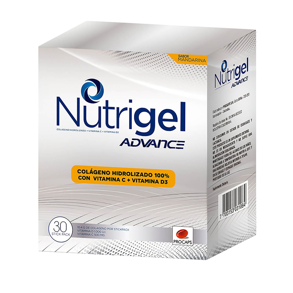 NUTRIGEL ADVANCE MANDAR SOBX30