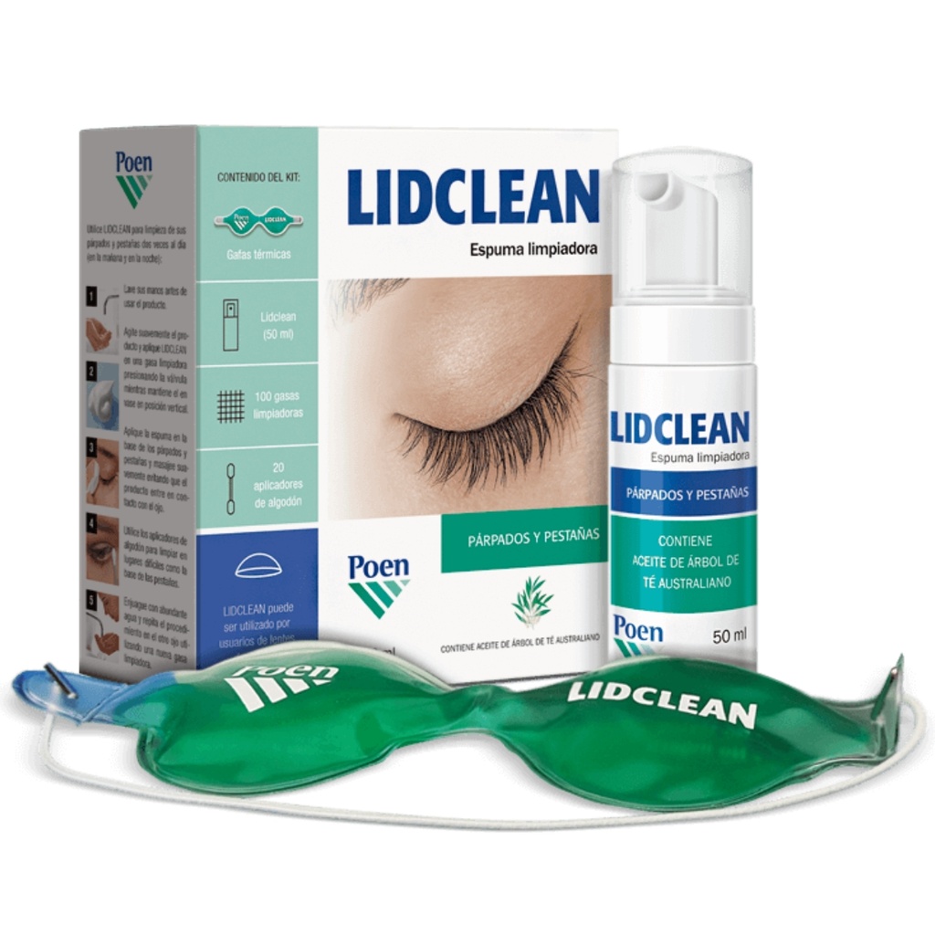 LIDCLEAN ESPUMA LIMPX50ML+KIT