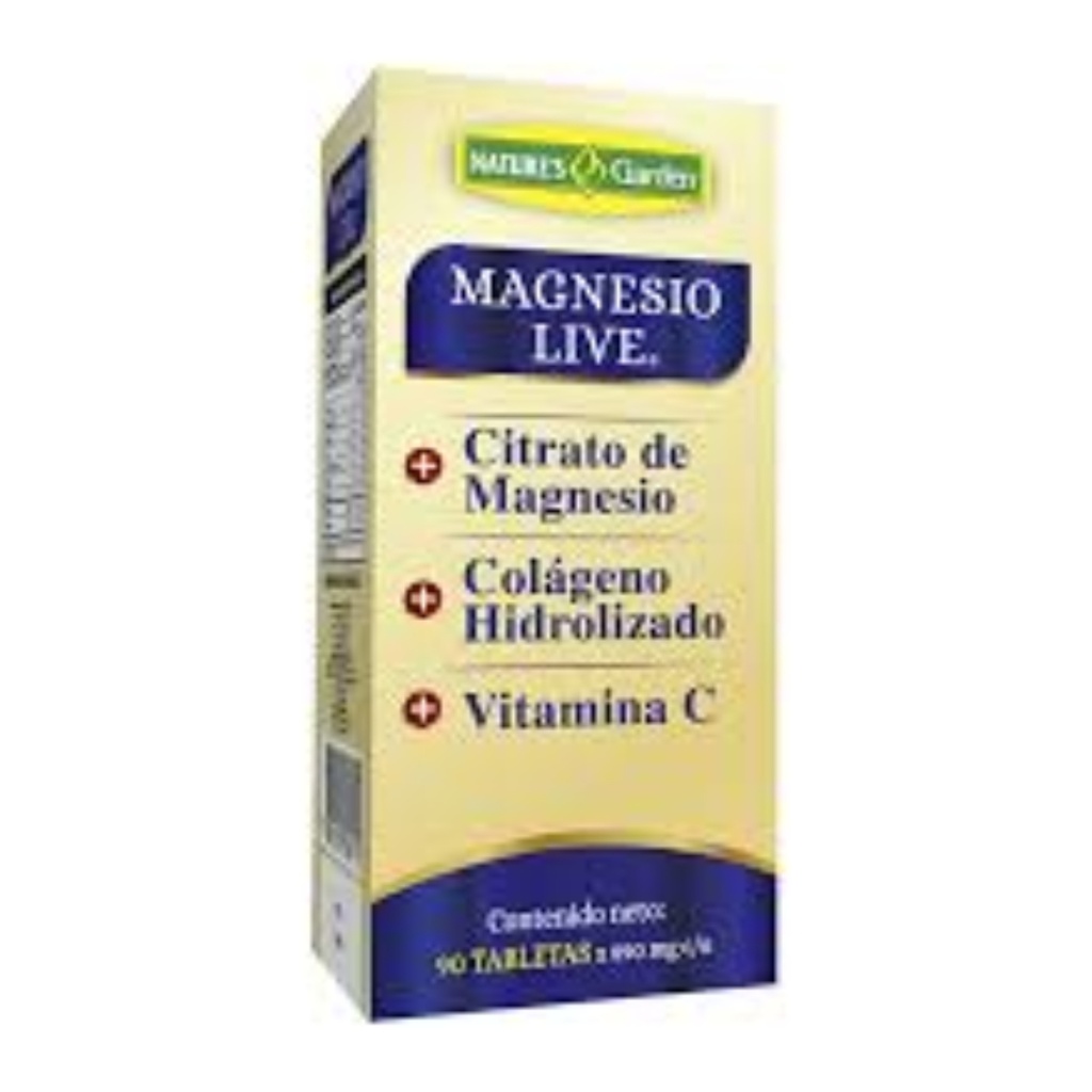 MAGNESIO LIVE MAG+COLAG.HID+VIT.CXTABX90