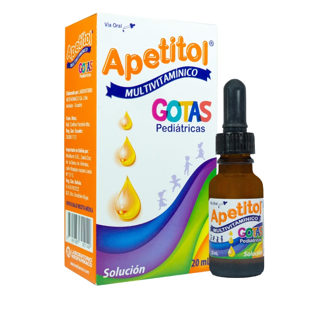 APETITOL GOTAS PEDIATRX20ML