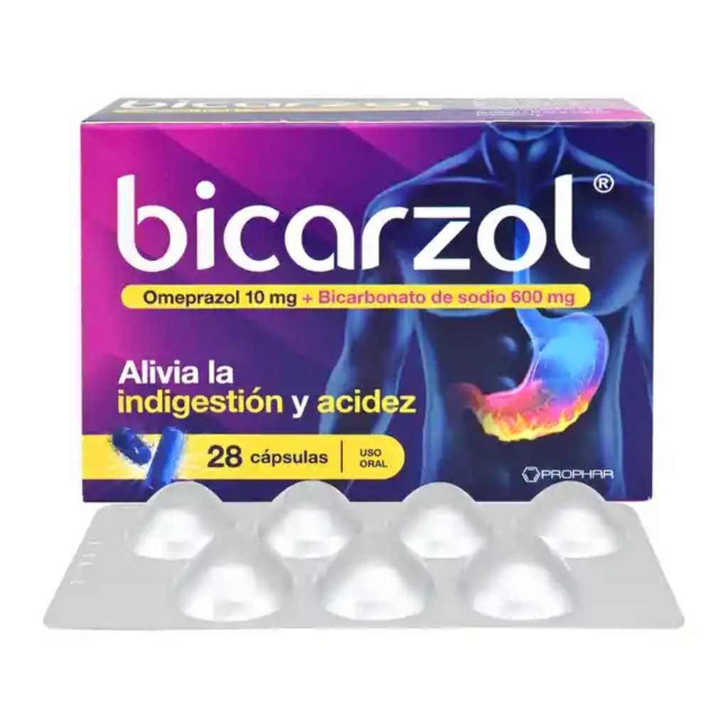 BICARZOL CAPX10/600MGX28