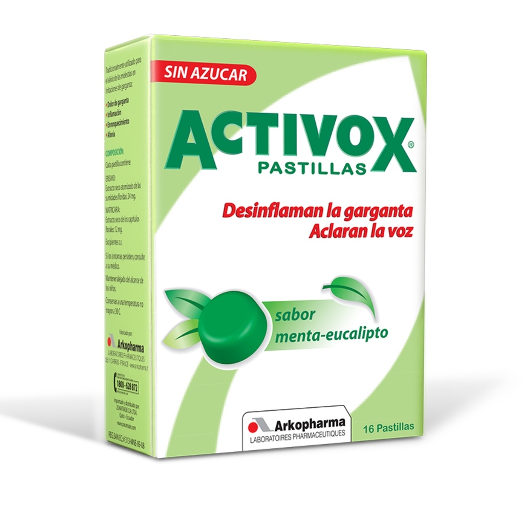 ACTIVOX MENTA-EUCALIPTO TABX16