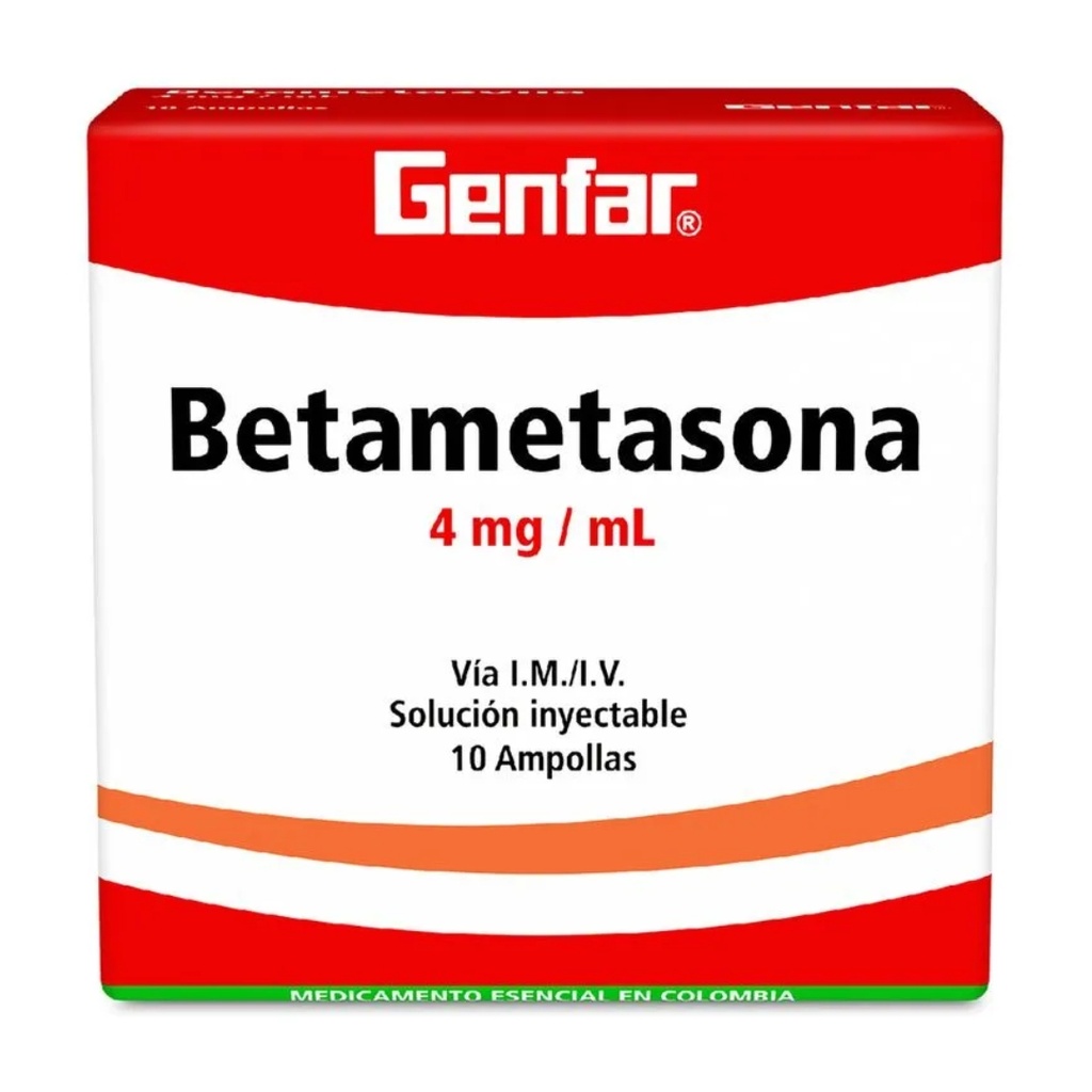 BETAMETASONA GF AMPX4MG/ML