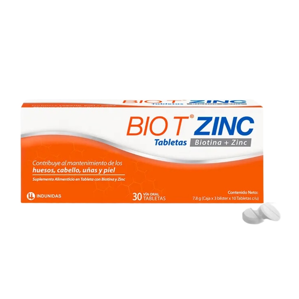 BIO T ZINC TABX2.5/18.218MGX30