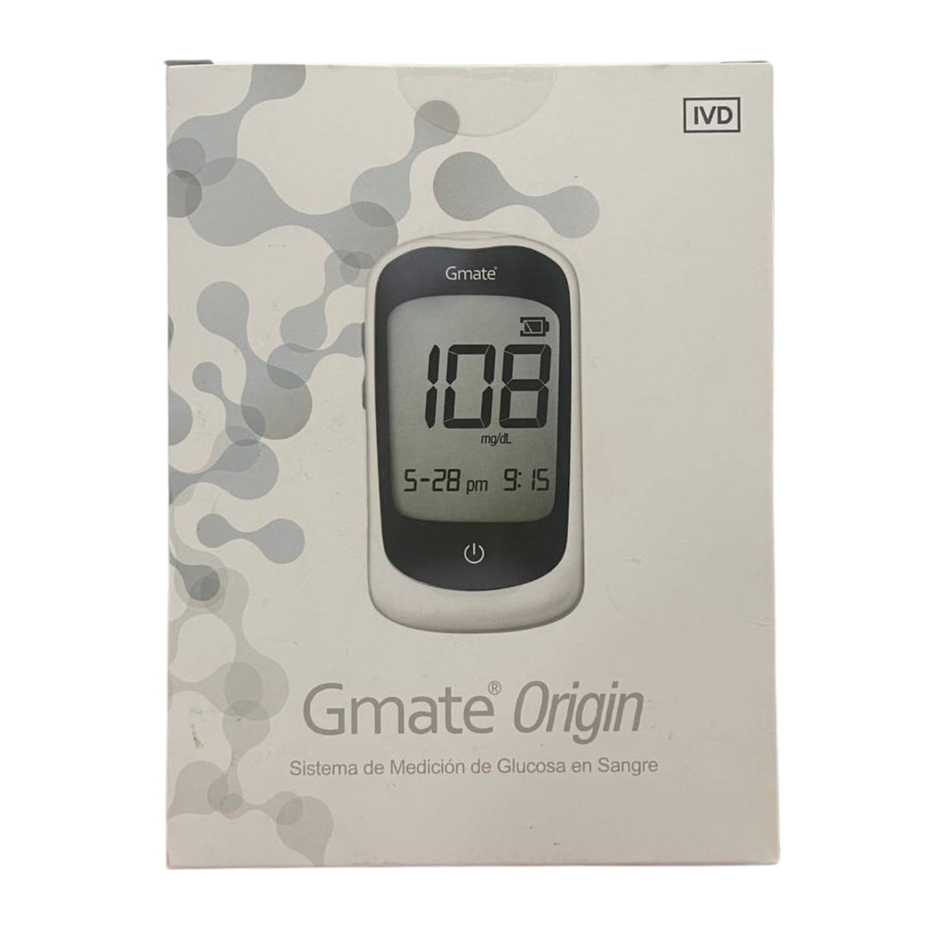 GLUCOMETRO GMATE ORIGIN FULL KITX1