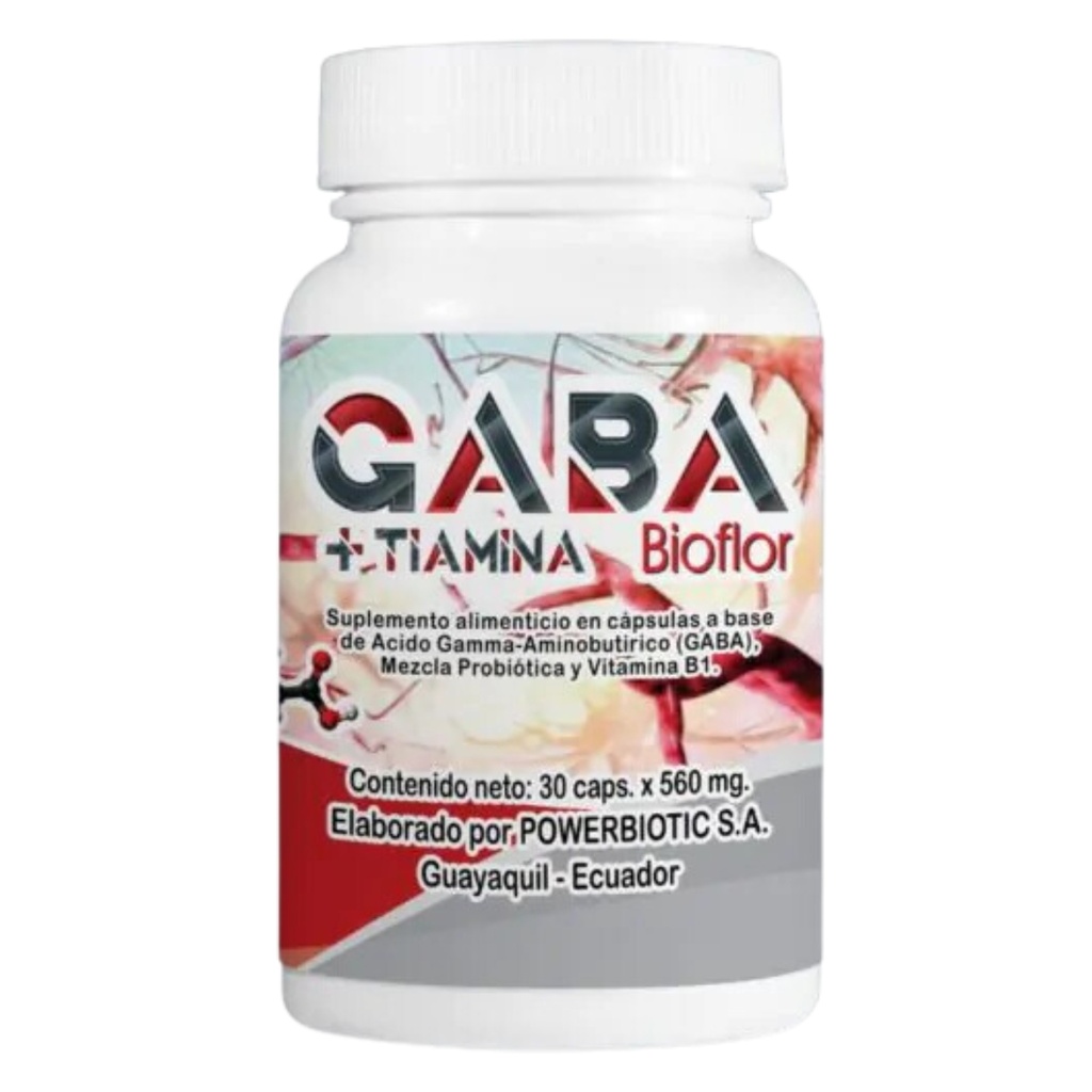 BIOFLOR GABA+TIAMINA CAPX560MGX30